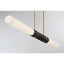 LED Linear Chandelier<br /><span style="color:#4AB0CE;">Entrega: 4-10 dias en USA</span><br /><span style="color:#4AB0CE;font-size:60%;">PREGUNTE POR ENTREGA EN PANAMA</span><br />Collection: Linthor<br />Finish: Legacy Brass