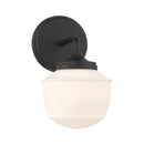 One Light Bath Sconce<br /><span style="color:#4AB0CE;">Entrega: 4-10 dias en USA</span><br /><span style="color:#4AB0CE;font-size:60%;">PREGUNTE POR ENTREGA EN PANAMA</span><br />Collection: Cornwell<br />Finish: Dark Matte Black