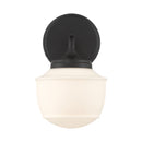 One Light Bath Sconce<br /><span style="color:#4AB0CE;">Entrega: 4-10 dias en USA</span><br /><span style="color:#4AB0CE;font-size:60%;">PREGUNTE POR ENTREGA EN PANAMA</span><br />Collection: Cornwell<br />Finish: Dark Matte Black