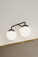Two Light Vanity<br /><span style="color:#4AB0CE;">Entrega: 4-10 dias en USA</span><br /><span style="color:#4AB0CE;font-size:60%;">PREGUNTE POR ENTREGA EN PANAMA</span><br />Collection: Cornwell<br />Finish: Dark Matte Black