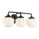 Three Light Vanity<br /><span style="color:#4AB0CE;">Entrega: 4-10 dias en USA</span><br /><span style="color:#4AB0CE;font-size:60%;">PREGUNTE POR ENTREGA EN PANAMA</span><br />Collection: Cornwell<br />Finish: Dark Matte Black