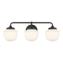 Three Light Vanity<br /><span style="color:#4AB0CE;">Entrega: 4-10 dias en USA</span><br /><span style="color:#4AB0CE;font-size:60%;">PREGUNTE POR ENTREGA EN PANAMA</span><br />Collection: Cornwell<br />Finish: Dark Matte Black