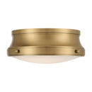 Two Light Flush Mount<br /><span style="color:#4AB0CE;">Entrega: 1-2 semanas en USA</span><br /><span style="color:#4AB0CE;font-size:60%;">PREGUNTE POR ENTREGA EN PANAMA</span><br />Collection: Purelight<br />Finish: Legacy Brass