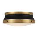 Two Light Flush Mount<br /><span style="color:#4AB0CE;">Entrega: 4-10 dias en USA</span><br /><span style="color:#4AB0CE;font-size:60%;">PREGUNTE POR ENTREGA EN PANAMA</span><br />Collection: Purelight<br />Finish: Legacy Brass