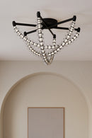 LED Flush Mount<br /><span style="color:#4AB0CE;">Entrega: 4-10 dias en USA</span><br /><span style="color:#4AB0CE;font-size:60%;">PREGUNTE POR ENTREGA EN PANAMA</span><br />Collection: Pearl<br />Finish: Dark Matte Black