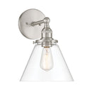 One Light Bath Sconce<br /><span style="color:#4AB0CE;">Entrega: 4-10 dias en USA</span><br /><span style="color:#4AB0CE;font-size:60%;">PREGUNTE POR ENTREGA EN PANAMA</span><br />Collection: Barwell<br />Finish: Brushed Nickel