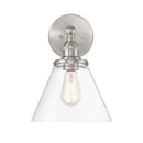 One Light Bath Sconce<br /><span style="color:#4AB0CE;">Entrega: 4-10 dias en USA</span><br /><span style="color:#4AB0CE;font-size:60%;">PREGUNTE POR ENTREGA EN PANAMA</span><br />Collection: Barwell<br />Finish: Brushed Nickel