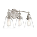 Three Light Vanity<br /><span style="color:#4AB0CE;">Entrega: 4-10 dias en USA</span><br /><span style="color:#4AB0CE;font-size:60%;">PREGUNTE POR ENTREGA EN PANAMA</span><br />Collection: Barwell<br />Finish: Brushed Nickel