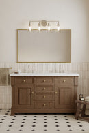 Four Light Vanity<br /><span style="color:#4AB0CE;">Entrega: 4-10 dias en USA</span><br /><span style="color:#4AB0CE;font-size:60%;">PREGUNTE POR ENTREGA EN PANAMA</span><br />Collection: Barwell<br />Finish: Brushed Nickel