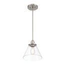 One Light Mini Pendant<br /><span style="color:#4AB0CE;">Entrega: 4-10 dias en USA</span><br /><span style="color:#4AB0CE;font-size:60%;">PREGUNTE POR ENTREGA EN PANAMA</span><br />Collection: Barwell<br />Finish: Brushed Nickel