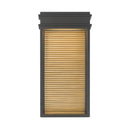LED Outdoor Wall Sconce<br /><span style="color:#4AB0CE;">Entrega: 4-10 dias en USA</span><br /><span style="color:#4AB0CE;font-size:60%;">PREGUNTE POR ENTREGA EN PANAMA</span><br />Collection: Clyne<br />Finish: Sand Coal Black