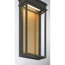 LED Outdoor Wall Sconce<br /><span style="color:#4AB0CE;">Entrega: 4-10 dias en USA</span><br /><span style="color:#4AB0CE;font-size:60%;">PREGUNTE POR ENTREGA EN PANAMA</span><br />Collection: Clyne<br />Finish: Sand Coal Black