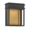 LED Outdoor Wall Sconce<br /><span style="color:#4AB0CE;">Entrega: 4-10 dias en USA</span><br /><span style="color:#4AB0CE;font-size:60%;">PREGUNTE POR ENTREGA EN PANAMA</span><br />Collection: Clyne<br />Finish: Sand Coal Black