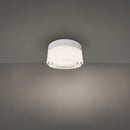 LED Outdoor Flush Mount<br /><span style="color:#4AB0CE;">Entrega: 4-10 dias en USA</span><br /><span style="color:#4AB0CE;font-size:60%;">PREGUNTE POR ENTREGA EN PANAMA</span><br />Collection: Tuck<br />Finish: White