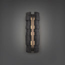 Modern Forms - WSW210624-BV/BK - LED Outdoor Wall Sconce - Formation - Basalt Stone/Black