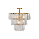 Five Light Semi-Flush Mount<br /><span style="color:#4AB0CE;">Entrega: 4-10 dias en USA</span><br /><span style="color:#4AB0CE;font-size:60%;">PREGUNTE POR ENTREGA EN PANAMA</span><br />Collection: Vionne<br />Finish: Legacy Brass
