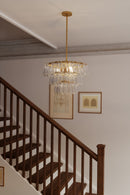 Five Light Semi-Flush Mount<br /><span style="color:#4AB0CE;">Entrega: 4-10 dias en USA</span><br /><span style="color:#4AB0CE;font-size:60%;">PREGUNTE POR ENTREGA EN PANAMA</span><br />Collection: Vionne<br />Finish: Legacy Brass