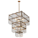 Nine Light Pendant<br /><span style="color:#4AB0CE;">Entrega: 4-10 dias en USA</span><br /><span style="color:#4AB0CE;font-size:60%;">PREGUNTE POR ENTREGA EN PANAMA</span><br />Collection: Kiori<br />Finish: Legacy Brass