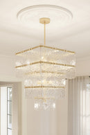 Minka-Lavery - 12759-732 - Nine Light Pendant - Kiori - Legacy Brass