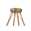 Four Light Pendant<br /><span style="color:#4AB0CE;">Entrega: 4-10 dias en USA</span><br /><span style="color:#4AB0CE;font-size:60%;">PREGUNTE POR ENTREGA EN PANAMA</span><br />Collection: Kintrel<br />Finish: Legacy Brass