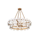 Four Light Pendant<br /><span style="color:#4AB0CE;">Entrega: 4-10 dias en USA</span><br /><span style="color:#4AB0CE;font-size:60%;">PREGUNTE POR ENTREGA EN PANAMA</span><br />Collection: Kintrel<br />Finish: Legacy Brass