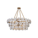 Six Light Pendant<br /><span style="color:#4AB0CE;">Entrega: 4-10 dias en USA</span><br /><span style="color:#4AB0CE;font-size:60%;">PREGUNTE POR ENTREGA EN PANAMA</span><br />Collection: Kintrel<br />Finish: Legacy Brass