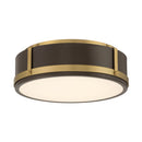 LED Flush Mount<br /><span style="color:#4AB0CE;">Entrega: 4-10 dias en USA</span><br /><span style="color:#4AB0CE;font-size:60%;">PREGUNTE POR ENTREGA EN PANAMA</span><br />Collection: Lynca<br />Finish: Legacy Brass