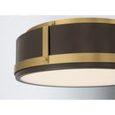 LED Flush Mount<br /><span style="color:#4AB0CE;">Entrega: 4-10 dias en USA</span><br /><span style="color:#4AB0CE;font-size:60%;">PREGUNTE POR ENTREGA EN PANAMA</span><br />Collection: Lynca<br />Finish: Legacy Brass