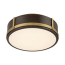 LED Flush Mount<br /><span style="color:#4AB0CE;">Entrega: 4-10 dias en USA</span><br /><span style="color:#4AB0CE;font-size:60%;">PREGUNTE POR ENTREGA EN PANAMA</span><br />Collection: Lynca<br />Finish: Legacy Brass