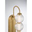 LED Wall Sconce<br /><span style="color:#4AB0CE;">Entrega: 4-10 dias en USA</span><br /><span style="color:#4AB0CE;font-size:60%;">PREGUNTE POR ENTREGA EN PANAMA</span><br />Collection: Cordel<br />Finish: Legacy Brass