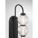 LED Wall Sconce<br /><span style="color:#4AB0CE;">Entrega: 4-10 dias en USA</span><br /><span style="color:#4AB0CE;font-size:60%;">PREGUNTE POR ENTREGA EN PANAMA</span><br />Collection: Cordel<br />Finish: Dark Matte Black