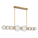 LED Linear Chandelier<br /><span style="color:#4AB0CE;">Entrega: 4-10 dias en USA</span><br /><span style="color:#4AB0CE;font-size:60%;">PREGUNTE POR ENTREGA EN PANAMA</span><br />Collection: Cordel<br />Finish: Legacy Brass