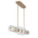 LED Linear Chandelier<br /><span style="color:#4AB0CE;">Entrega: 4-10 dias en USA</span><br /><span style="color:#4AB0CE;font-size:60%;">PREGUNTE POR ENTREGA EN PANAMA</span><br />Collection: Cordel<br />Finish: Legacy Brass