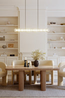 LED Linear Chandelier<br /><span style="color:#4AB0CE;">Entrega: 4-10 dias en USA</span><br /><span style="color:#4AB0CE;font-size:60%;">PREGUNTE POR ENTREGA EN PANAMA</span><br />Collection: Cordel<br />Finish: Legacy Brass