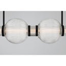 LED Linear Chandelier<br /><span style="color:#4AB0CE;">Entrega: 7-8 semanas en USA</span><br /><span style="color:#4AB0CE;font-size:60%;">PREGUNTE POR ENTREGA EN PANAMA</span><br />Collection: Cordel<br />Finish: Dark Matte Black