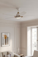 52" Ceiling Fan<br /><span style="color:#4AB0CE;">Entrega: 4-10 dias en USA</span><br /><span style="color:#4AB0CE;font-size:60%;">PREGUNTE POR ENTREGA EN PANAMA</span><br />Collection: Soreno<br />Finish: Alabaster White
