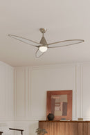 64" Ceiling Fan<br /><span style="color:#4AB0CE;">Entrega: 4-10 dias en USA</span><br /><span style="color:#4AB0CE;font-size:60%;">PREGUNTE POR ENTREGA EN PANAMA</span><br />Collection: Fleur<br />Finish: Brushed Nickel