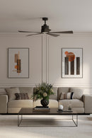 54" Ceiling Fan<br /><span style="color:#4AB0CE;">Entrega: 4-10 dias en USA</span><br /><span style="color:#4AB0CE;font-size:60%;">PREGUNTE POR ENTREGA EN PANAMA</span><br />Collection: Oovin<br />Finish: Coal