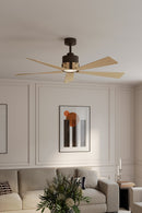 54" Ceiling Fan<br /><span style="color:#4AB0CE;">Entrega: 4-10 dias en USA</span><br /><span style="color:#4AB0CE;font-size:60%;">PREGUNTE POR ENTREGA EN PANAMA</span><br />Collection: Oovin<br />Finish: Dark Bronze