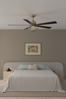 60" Ceiling Fan<br /><span style="color:#4AB0CE;">Entrega: 4-10 dias en USA</span><br /><span style="color:#4AB0CE;font-size:60%;">PREGUNTE POR ENTREGA EN PANAMA</span><br />Collection: Ligero<br />Finish: Brushed Nickel