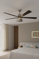 Minka Aire - F769L-BN/CL - 60" Ceiling Fan - Ligero - Brushed Nickel