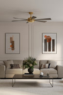60" Ceiling Fan<br /><span style="color:#4AB0CE;">Entrega: 4-10 dias en USA</span><br /><span style="color:#4AB0CE;font-size:60%;">PREGUNTE POR ENTREGA EN PANAMA</span><br />Collection: Brenix<br />Finish: Heritage Brass