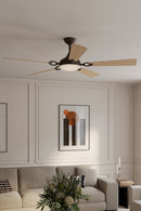 Minka Aire - F783L-DB/WTO - 65" Ceiling Fan - Cadena - Dark Bronze