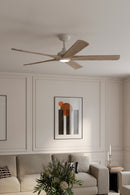 56" Ceiling Fan<br /><span style="color:#4AB0CE;">Entrega: 4-10 dias en USA</span><br /><span style="color:#4AB0CE;font-size:60%;">PREGUNTE POR ENTREGA EN PANAMA</span><br />Collection: Seressa<br />Finish: Alabaster White