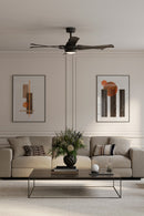 56" Ceiling Fan<br /><span style="color:#4AB0CE;">Entrega: 4-10 dias en USA</span><br /><span style="color:#4AB0CE;font-size:60%;">PREGUNTE POR ENTREGA EN PANAMA</span><br />Collection: Soarin<br />Finish: Coal