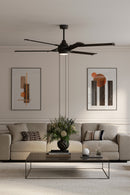 72" Ceiling Fan<br /><span style="color:#4AB0CE;">Entrega: 4-10 dias en USA</span><br /><span style="color:#4AB0CE;font-size:60%;">PREGUNTE POR ENTREGA EN PANAMA</span><br />Collection: Soarin<br />Finish: Coal