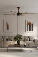 72" Ceiling Fan<br /><span style="color:#4AB0CE;">Entrega: 4-10 dias en USA</span><br /><span style="color:#4AB0CE;font-size:60%;">PREGUNTE POR ENTREGA EN PANAMA</span><br />Collection: Soarin<br />Finish: Coal