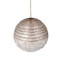 12 Light Chandelier<br /><span style="color:#4AB0CE;">Entrega: 4-10 dias en USA</span><br /><span style="color:#4AB0CE;font-size:60%;">PREGUNTE POR ENTREGA EN PANAMA</span><br />Collection: Sphere<br />Finish: Pearlized Antique Brass