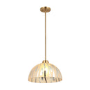 One Light Pendant<br /><span style="color:#4AB0CE;">Entrega: 2-3 semanas en USA</span><br /><span style="color:#4AB0CE;font-size:60%;">PREGUNTE POR ENTREGA EN PANAMA</span><br />Collection: Chroman Empire<br />Finish: Satin Gold