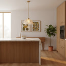 One Light Pendant<br /><span style="color:#4AB0CE;">Entrega: 2-3 semanas en USA</span><br /><span style="color:#4AB0CE;font-size:60%;">PREGUNTE POR ENTREGA EN PANAMA</span><br />Collection: Chroman Empire<br />Finish: Satin Gold